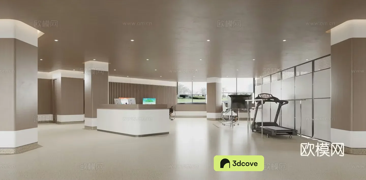 Modern Hospital reception hall Wheelchair Hospital folding bed