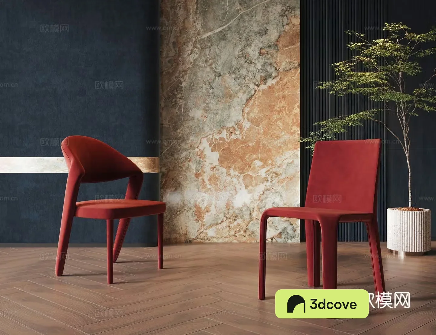 Modern single chair dining chair