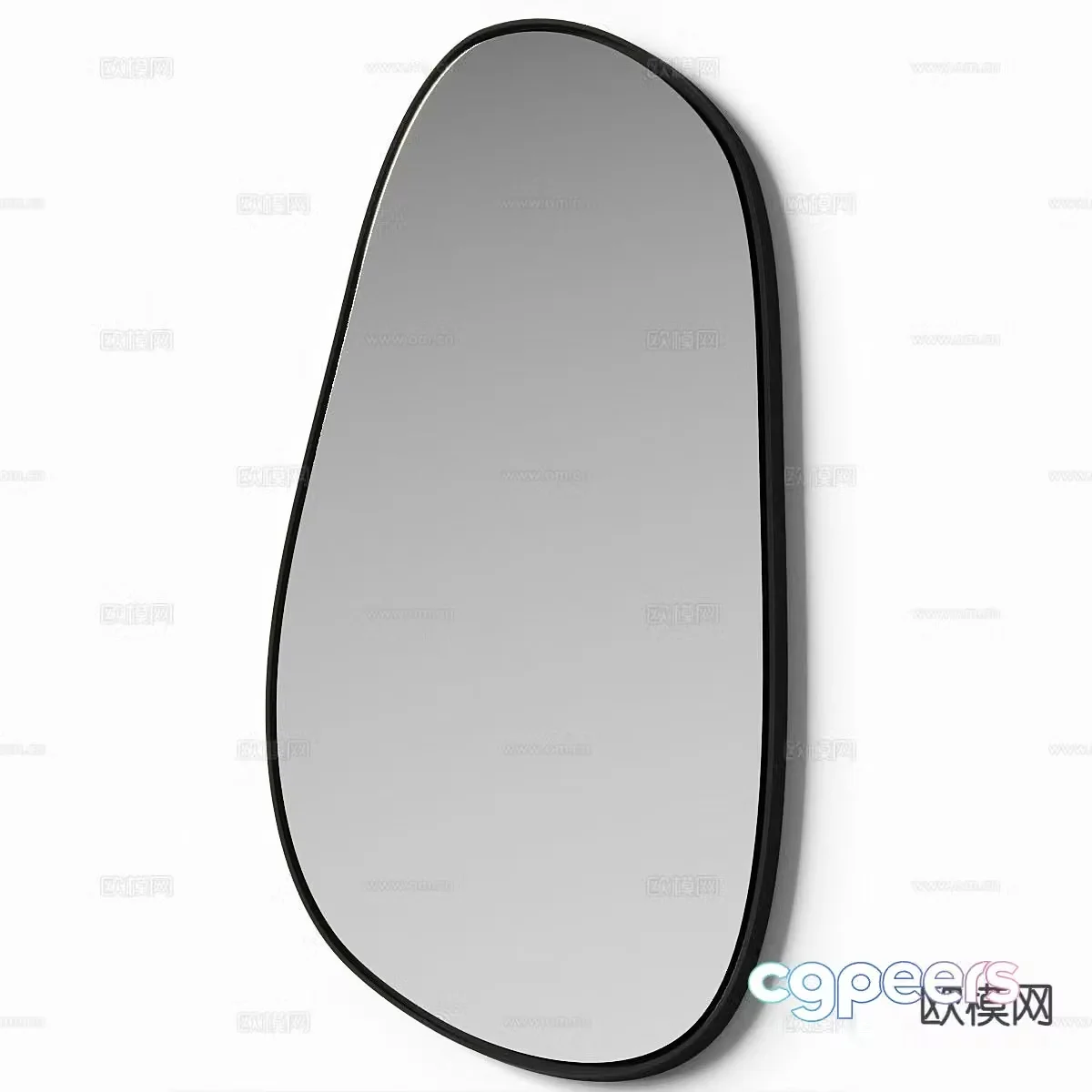 Modern decorative mirror 3d model