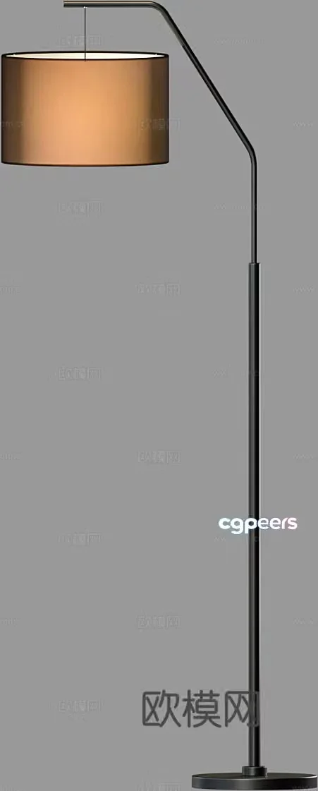 Modern floor lamp 3d model