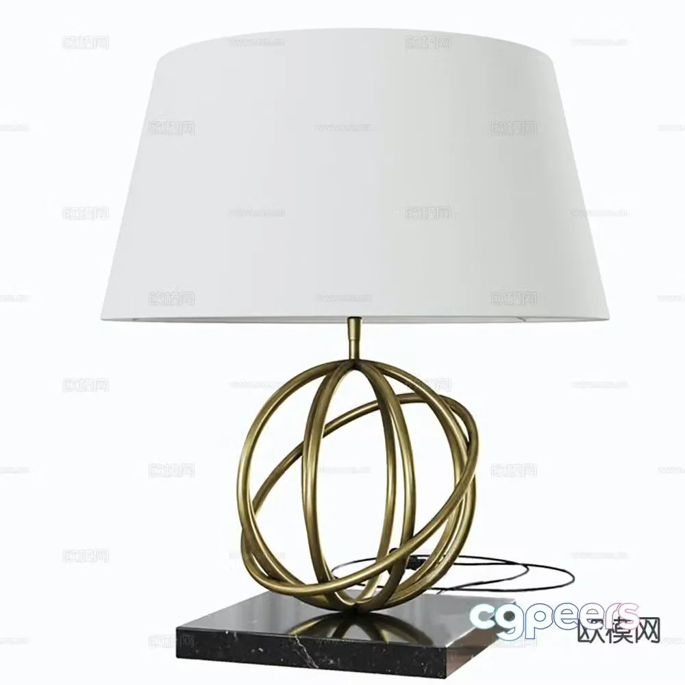 desk lamp 3d model