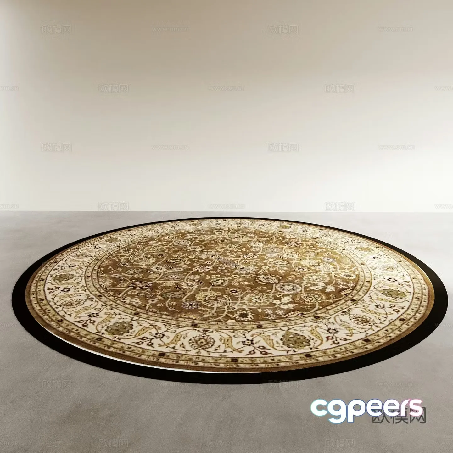 Carpet Round Carpet 3d Model