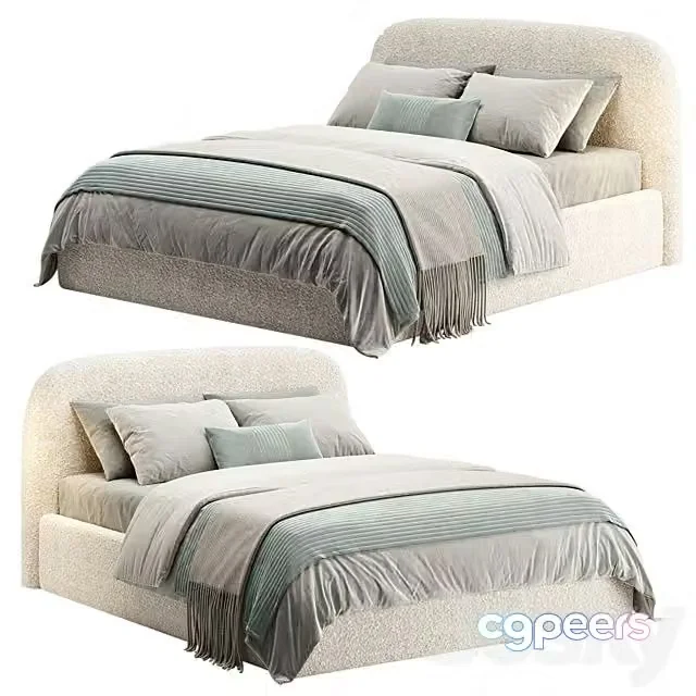 3ds Max Free – Bed Keviya 160 Divan Ru