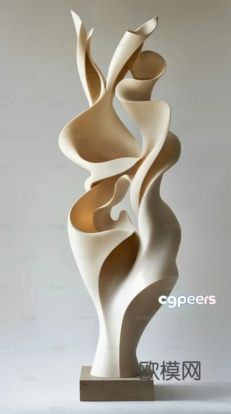 Modern sculpture ornaments Carving ornaments Wasabi ornaments Alien ornaments Abstract sculpture 3D model