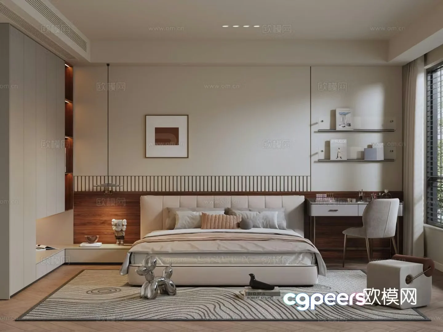 Wasabi Creamy Home Bedroom 3D Model