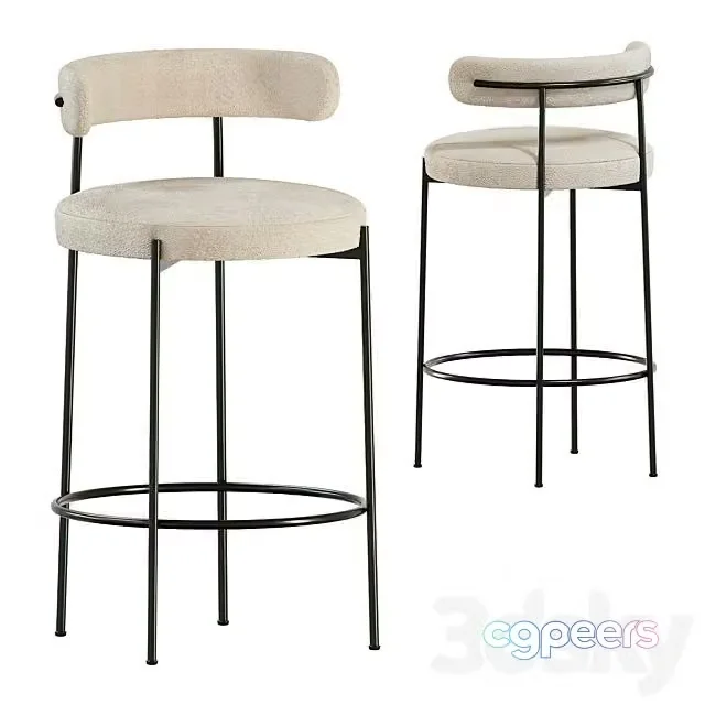 3ds Max Free – Bar Stool Liberda