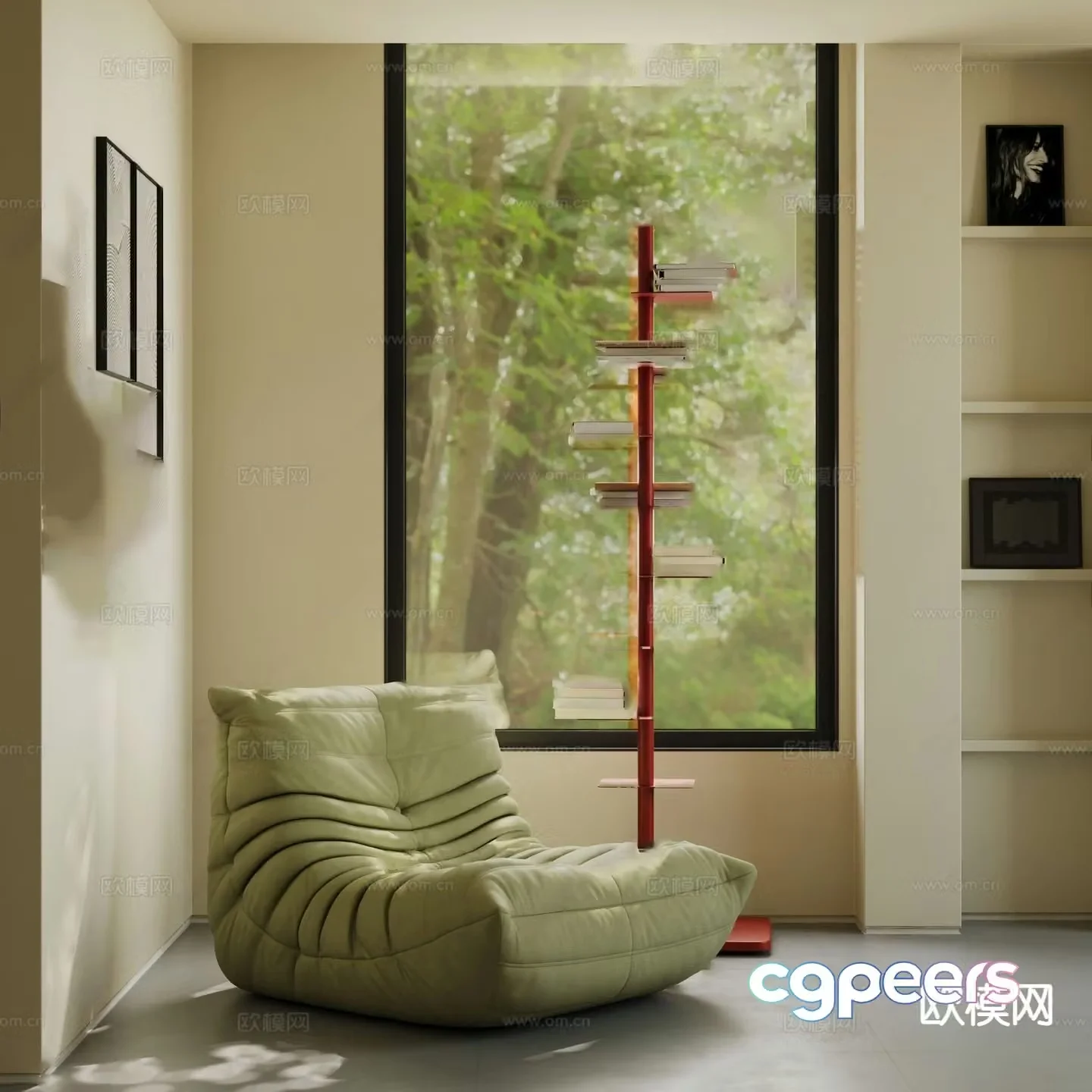 Lazy sofa soft sofa 3d model