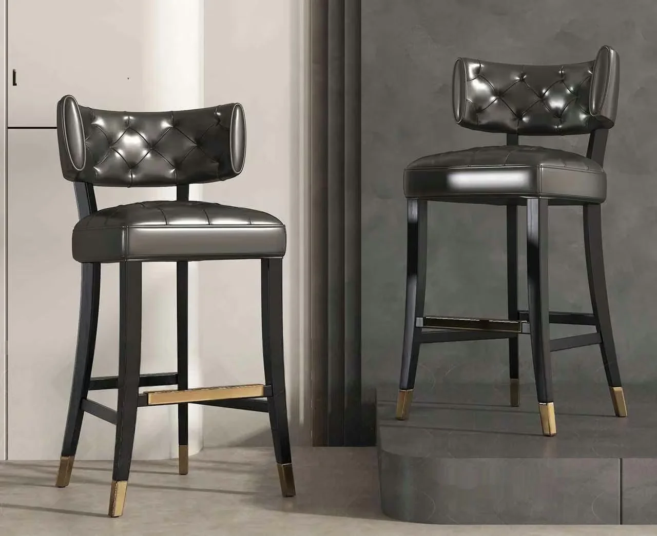 Modern Bar Stools 3D Model – 16288 – VRAY Render