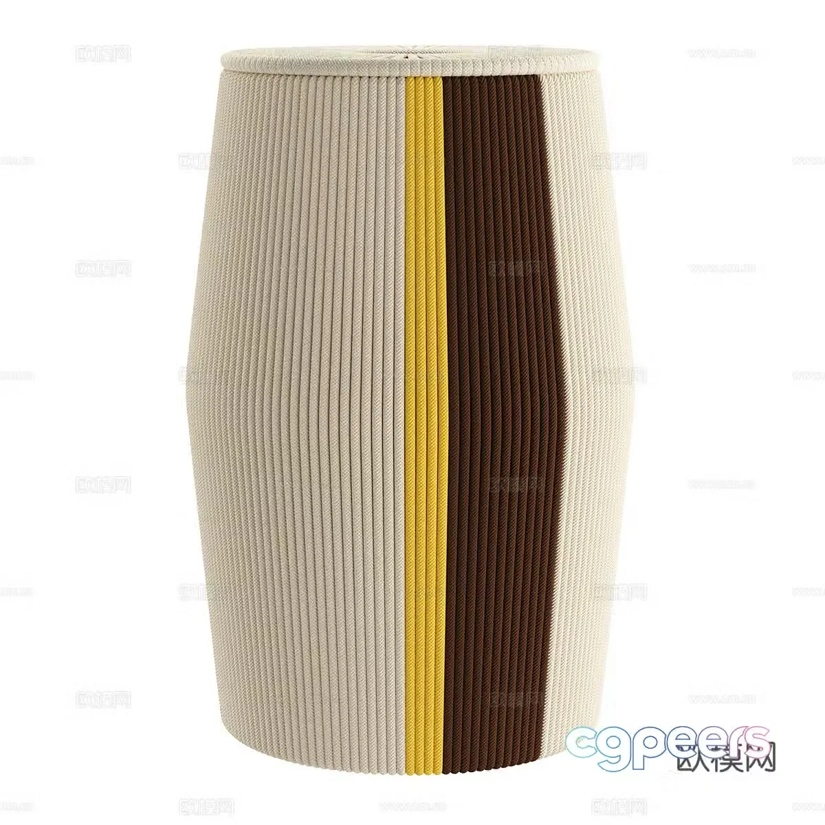 Nordic simple stool stool simple low stool decorative low stool 3d model