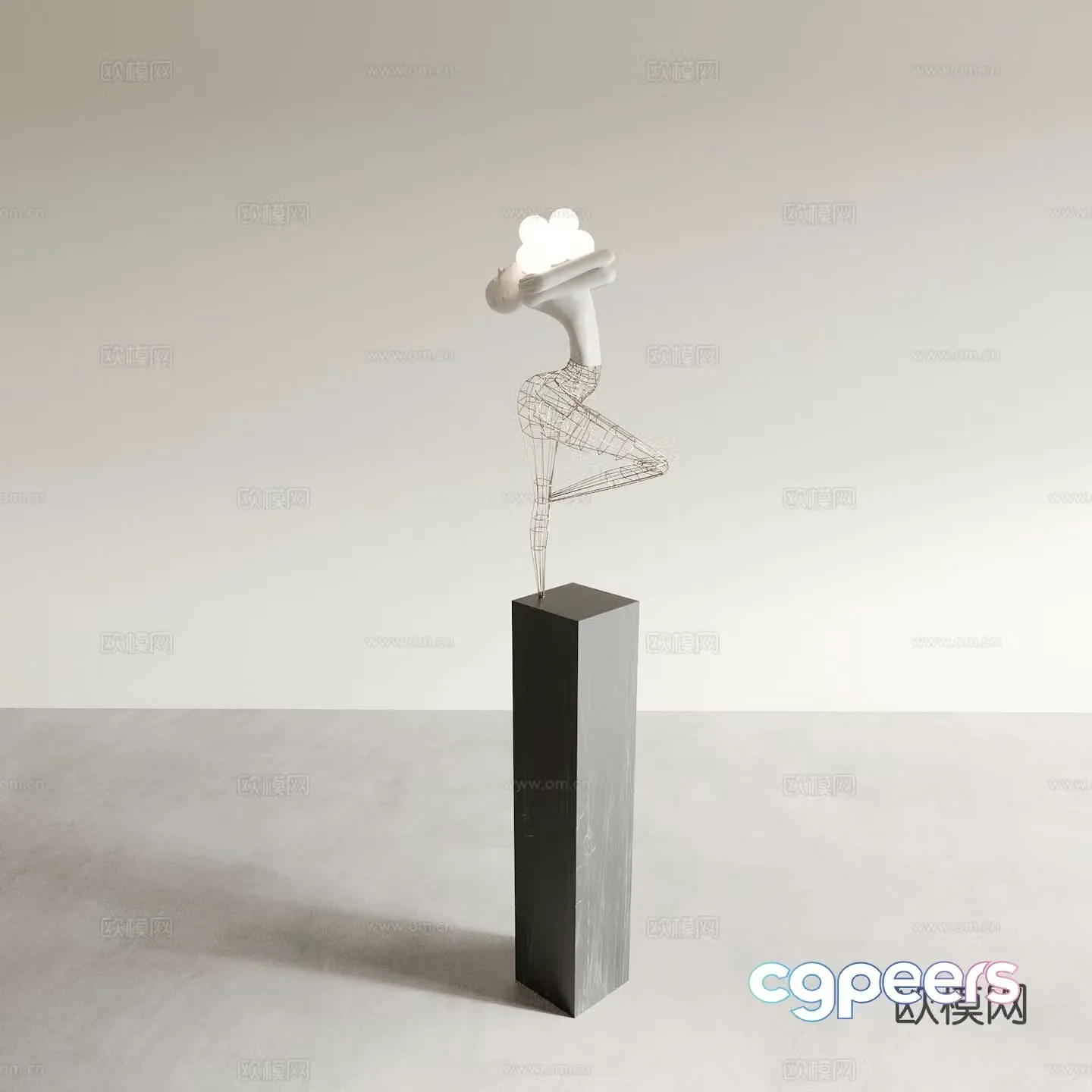 Sculpture ornaments sculpture statues entrance sculpture 3D model