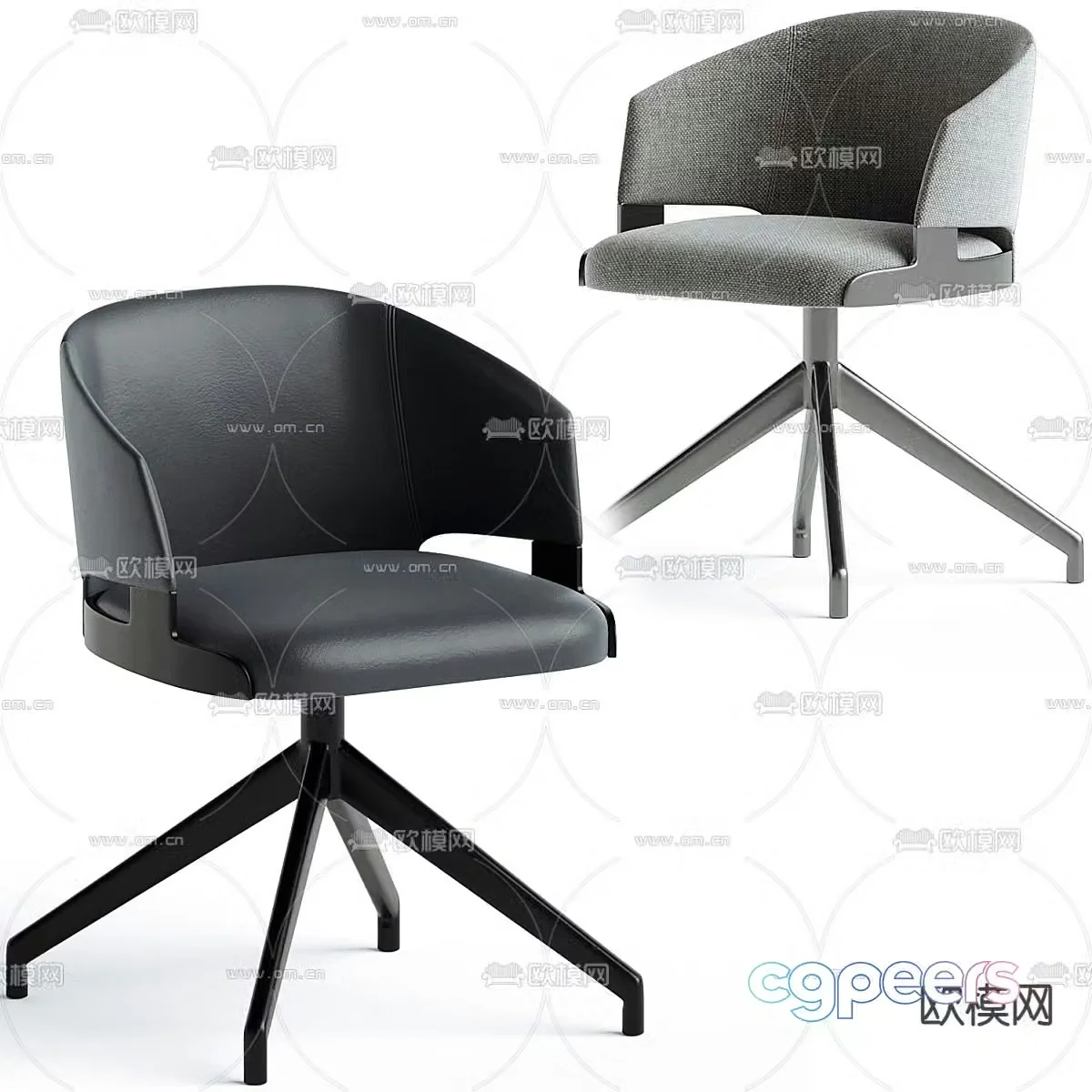 Italian Potocco office chair 3d model