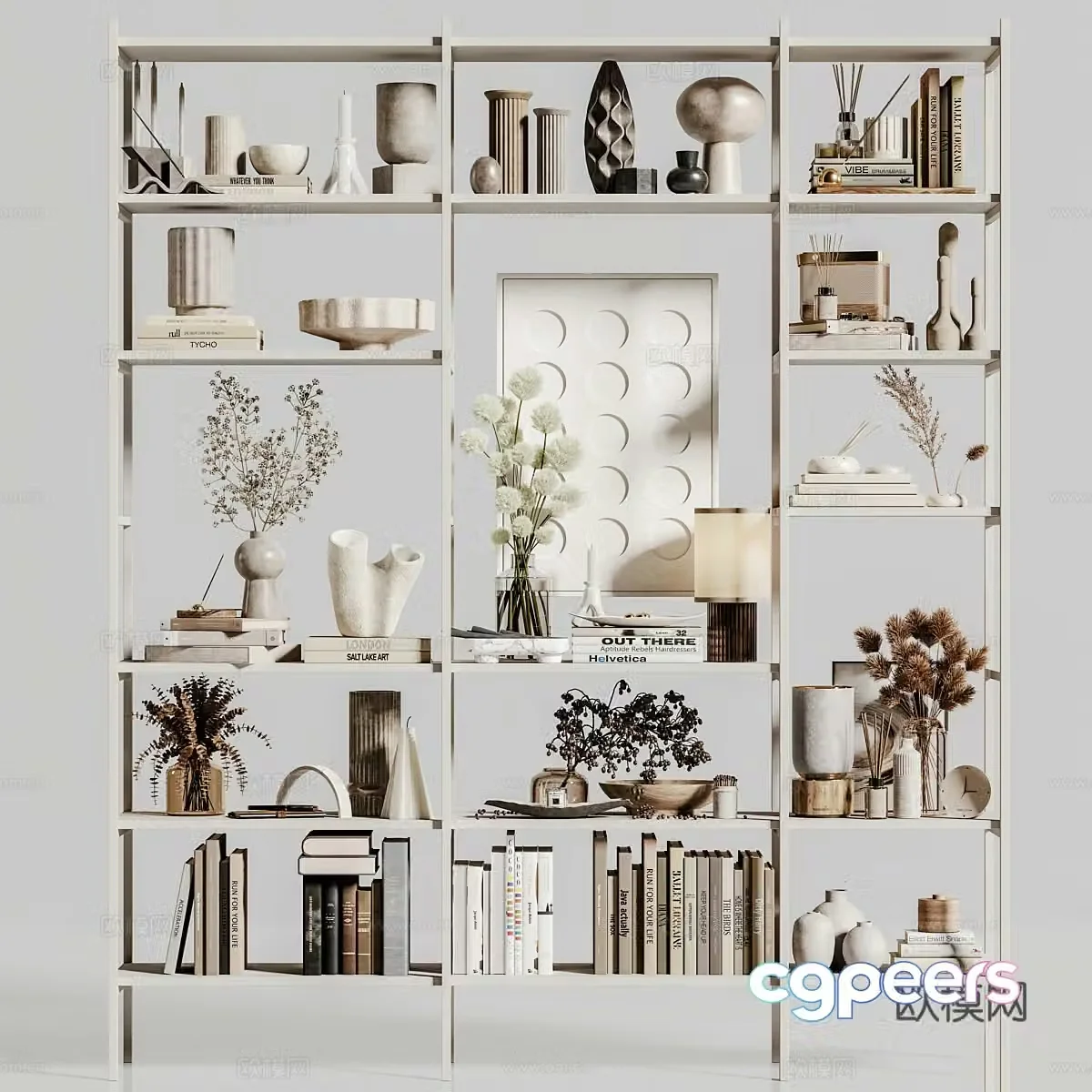 New Chinese style decorative frame ornament ornament 3D model