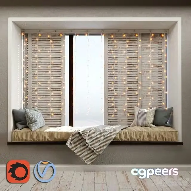 3ds Max Free – Window decoration 1
