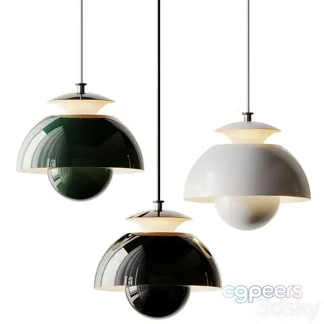3ds Max Free – Macaron Metal Pendant Lamp