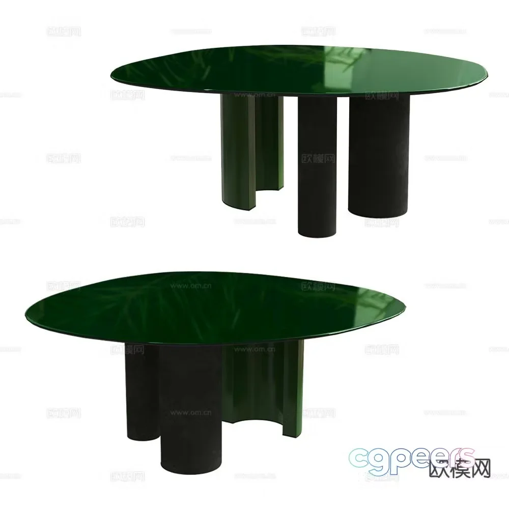 Paolo Castelli Italian dining table 3d model