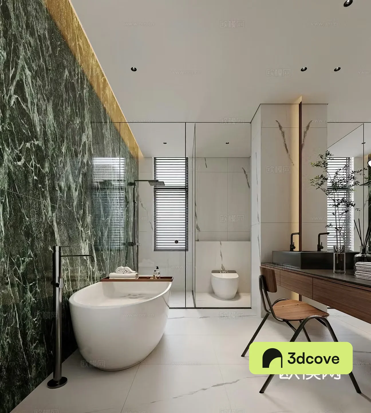 Modern style home bathroom
