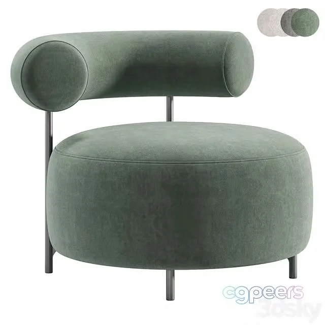 3ds Max Free – Bon bon armchair