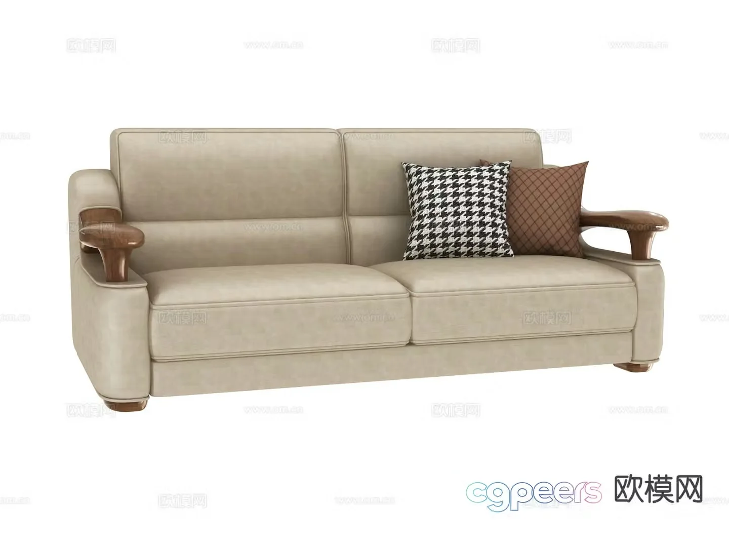 Modern love sofa 3d model
