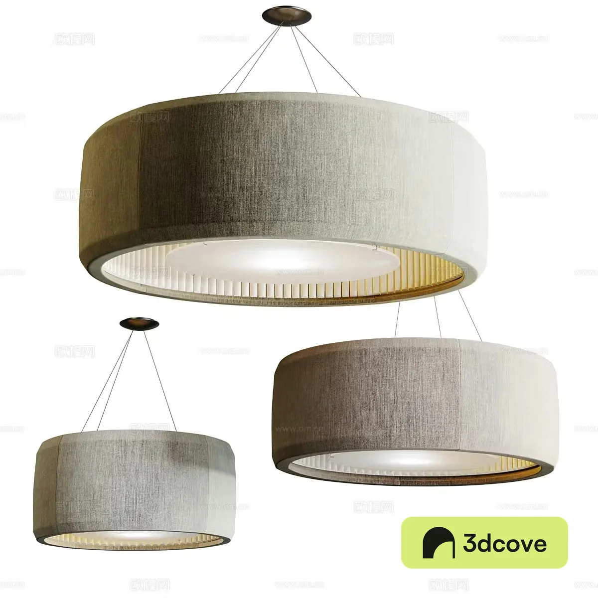 Art chandelier fabric chandelier