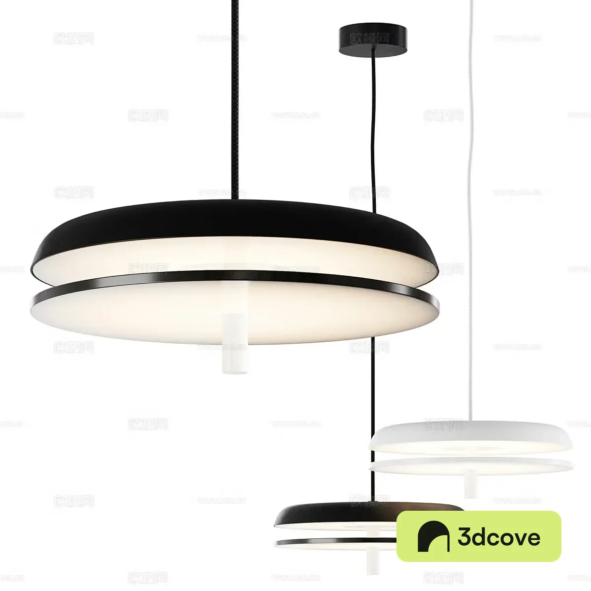 Modern dining room small chandelier