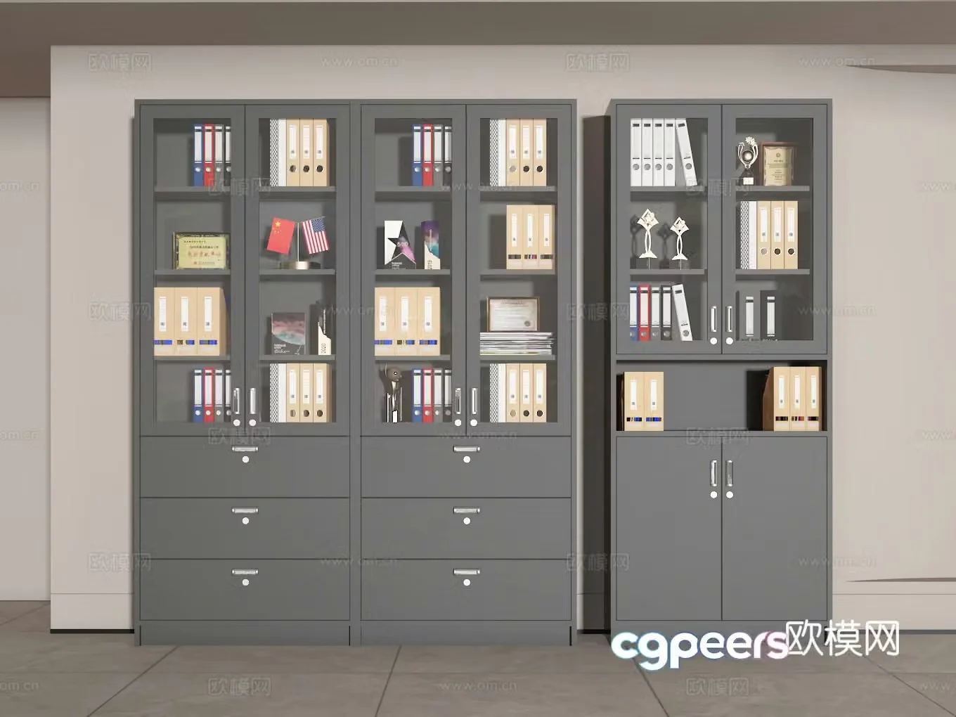 Office cabinet 3d model