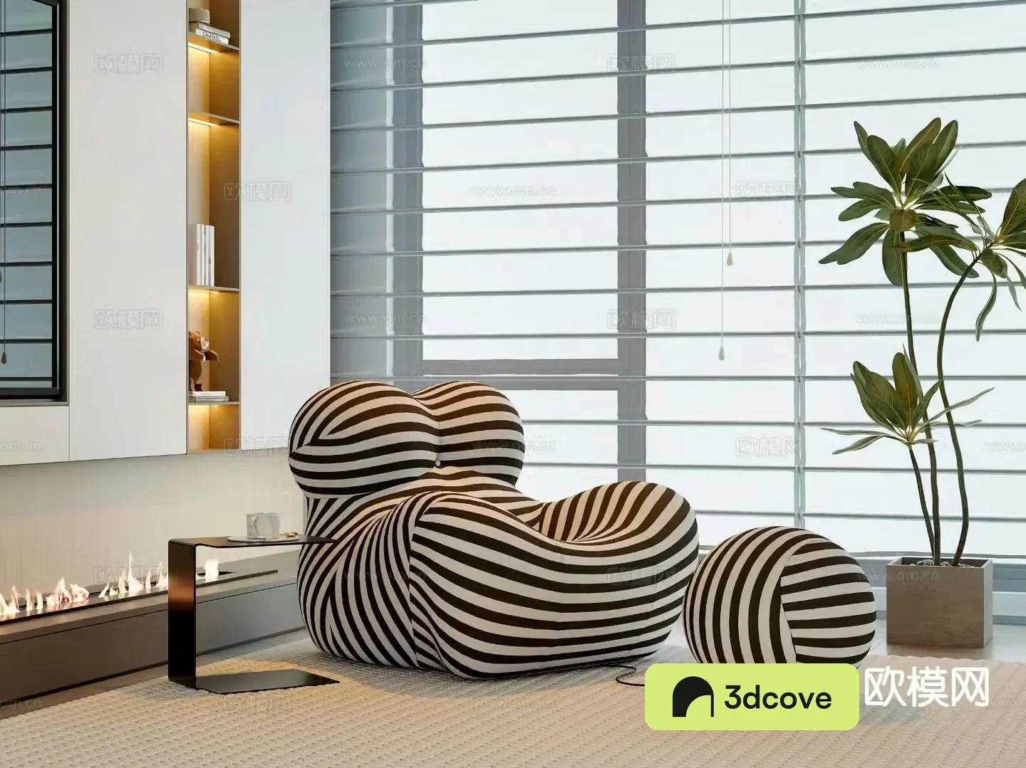 Single sofa arm sofa