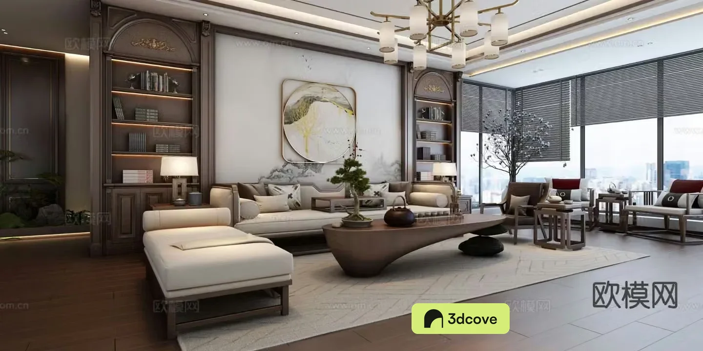 New Chinese style living room