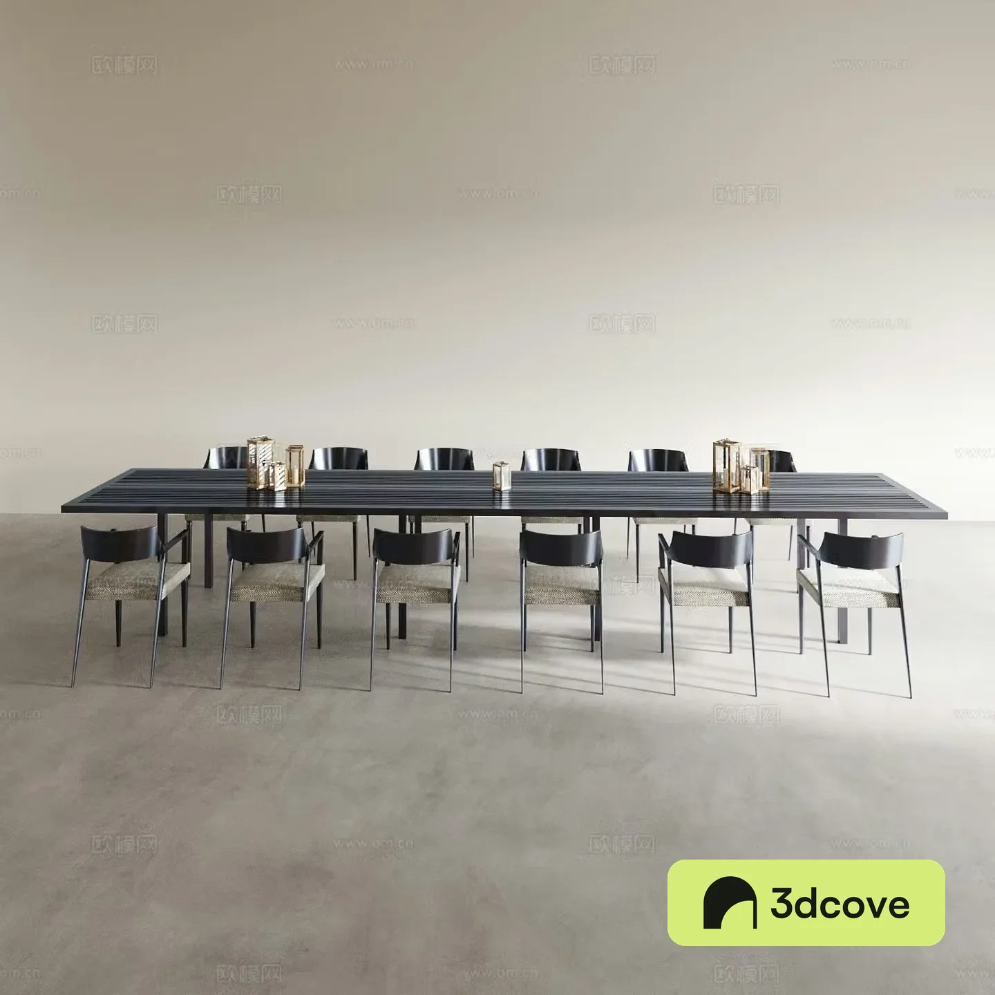 Modern dining table and chairs extra long table and chairs table for twelve people