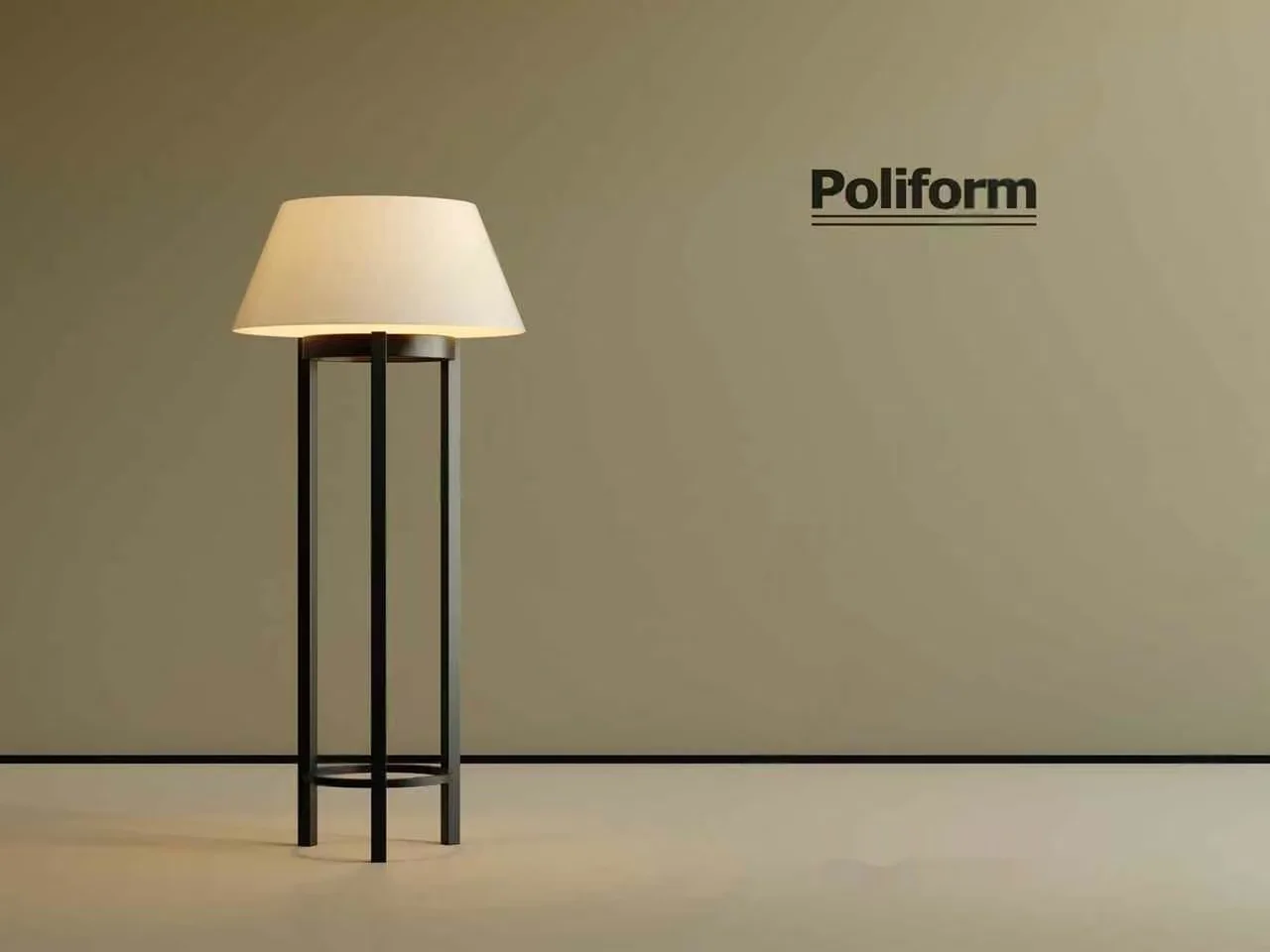 Modern Floor Lamp 3D Model – 7633 – CORONA Render