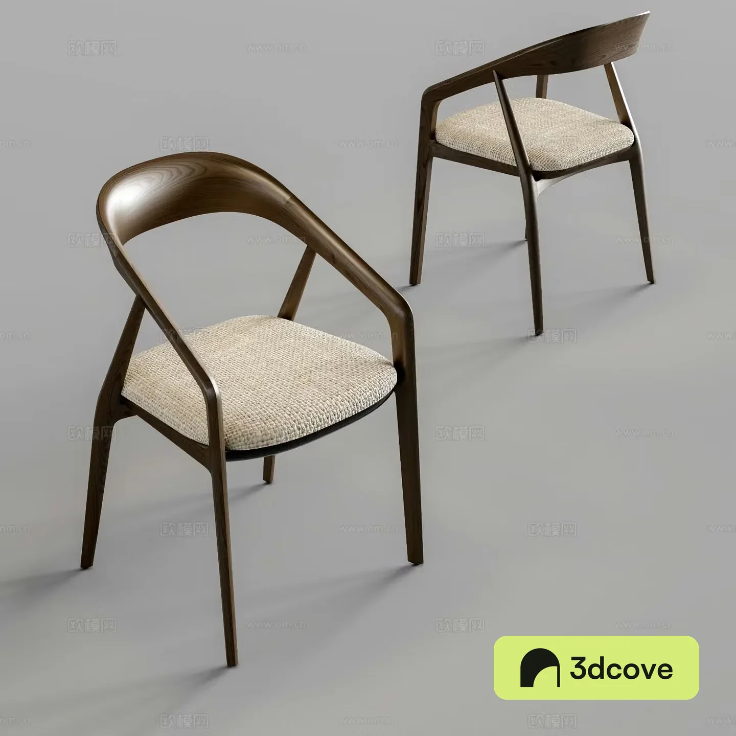 Modern single chair dining chair