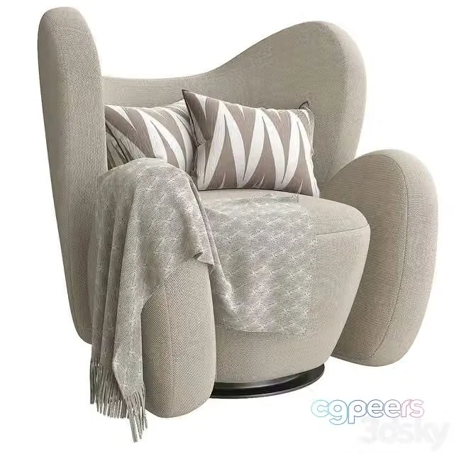 3ds Max Free – Big Big Lounge Chair