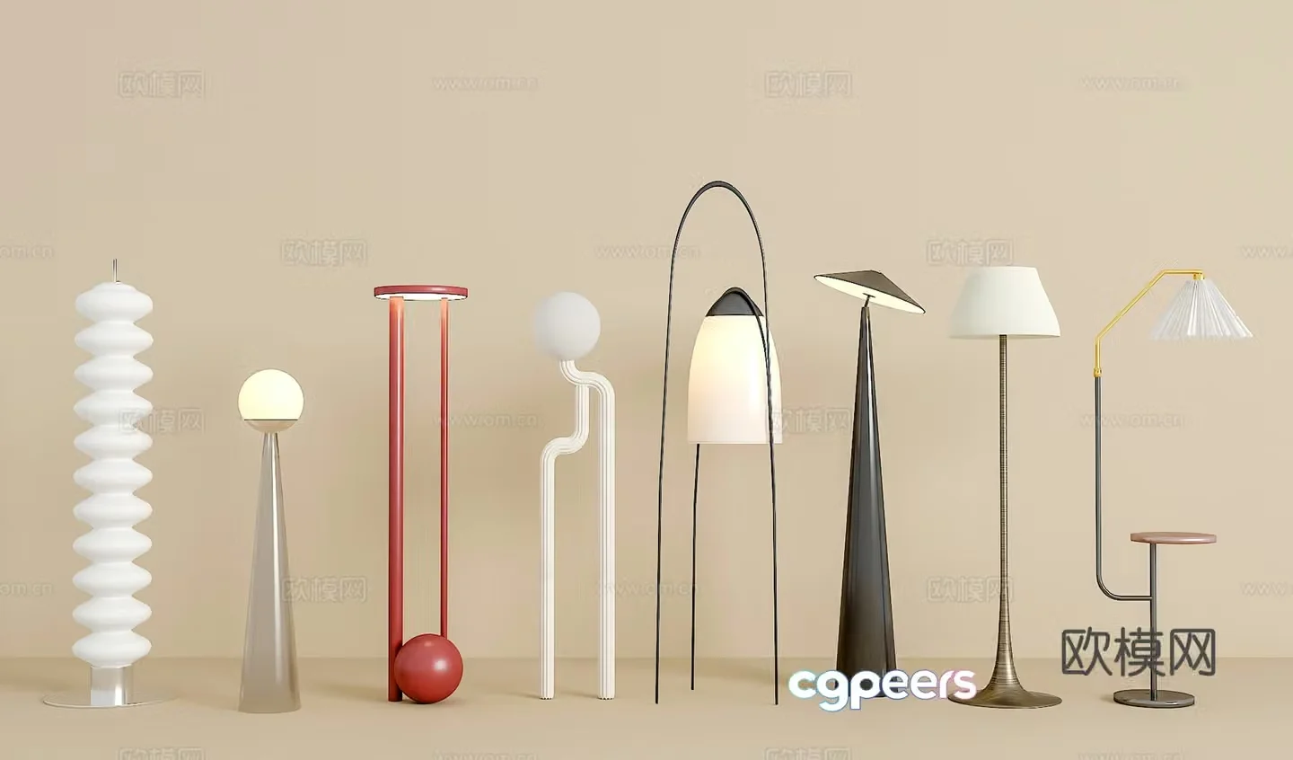 Floor lamp 3d model