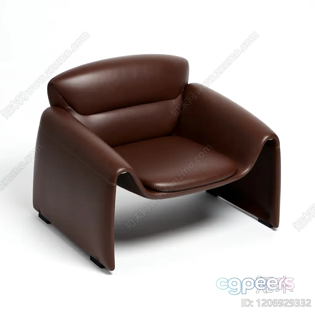 Modern Leather Chair 3D Model – 18667 – VRAY Render