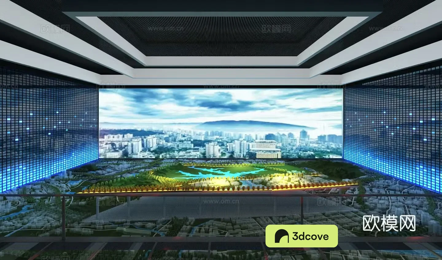 Museum Digital Exhibition Hall Sand Table Screen Wall