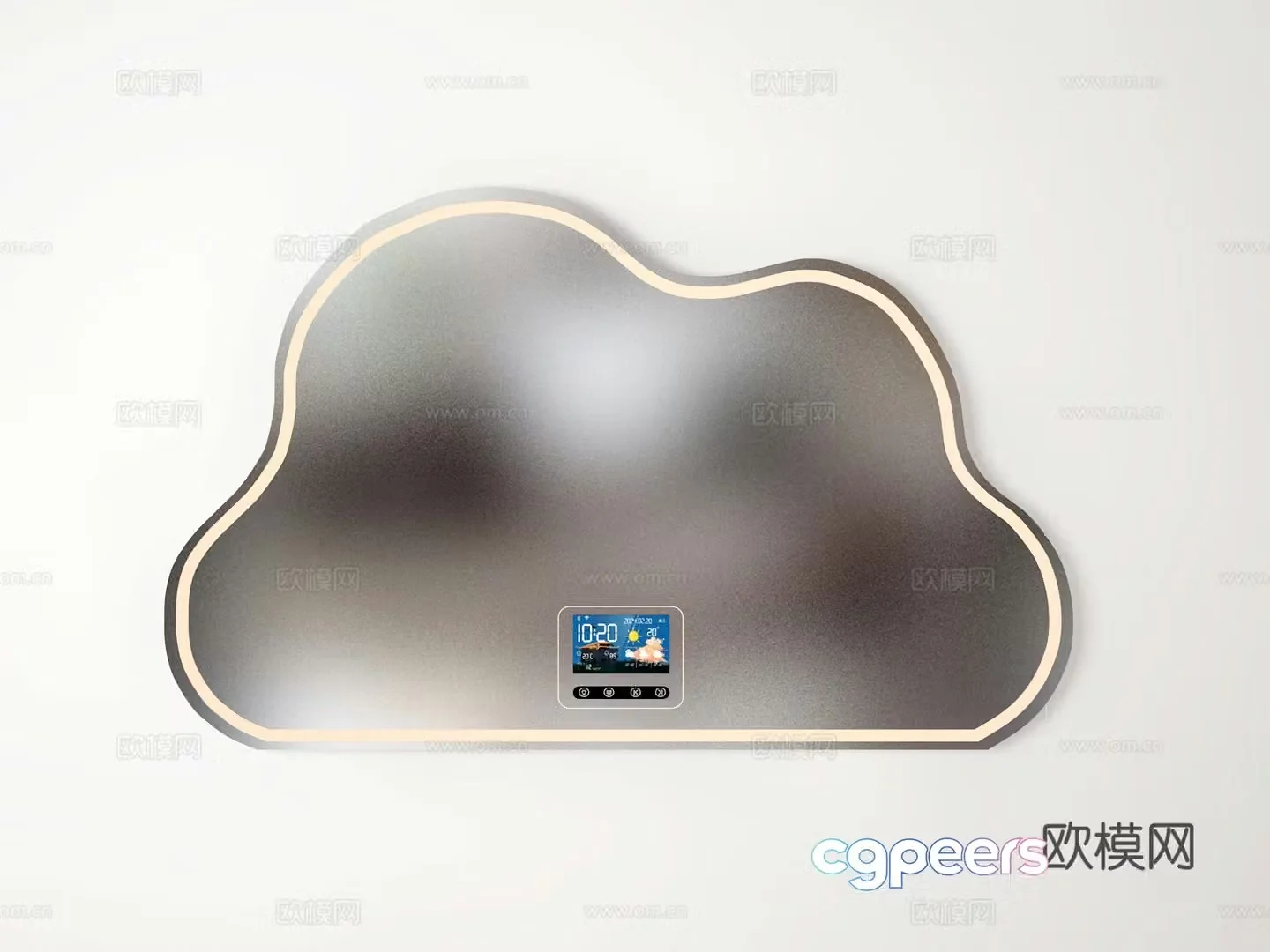 smart mirror 3d model