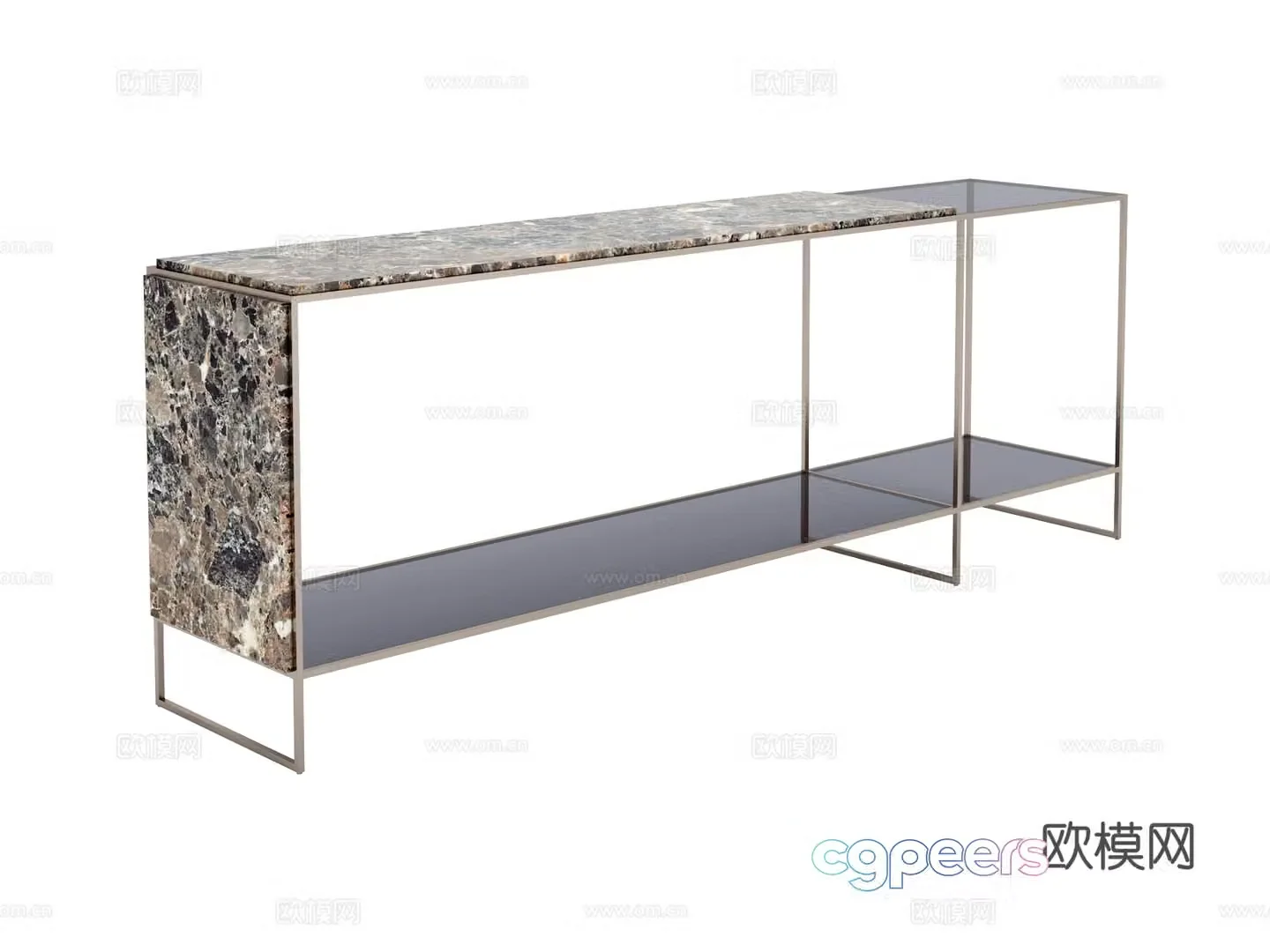 visionnaire console table 3d model