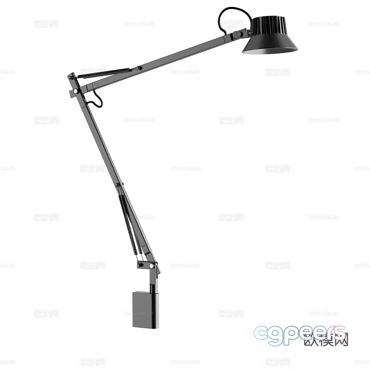 Muuto Industrial Wind Table Lamp Metal Table Lamp Classic Table Lamp Architect Table Lamp 3D Model
