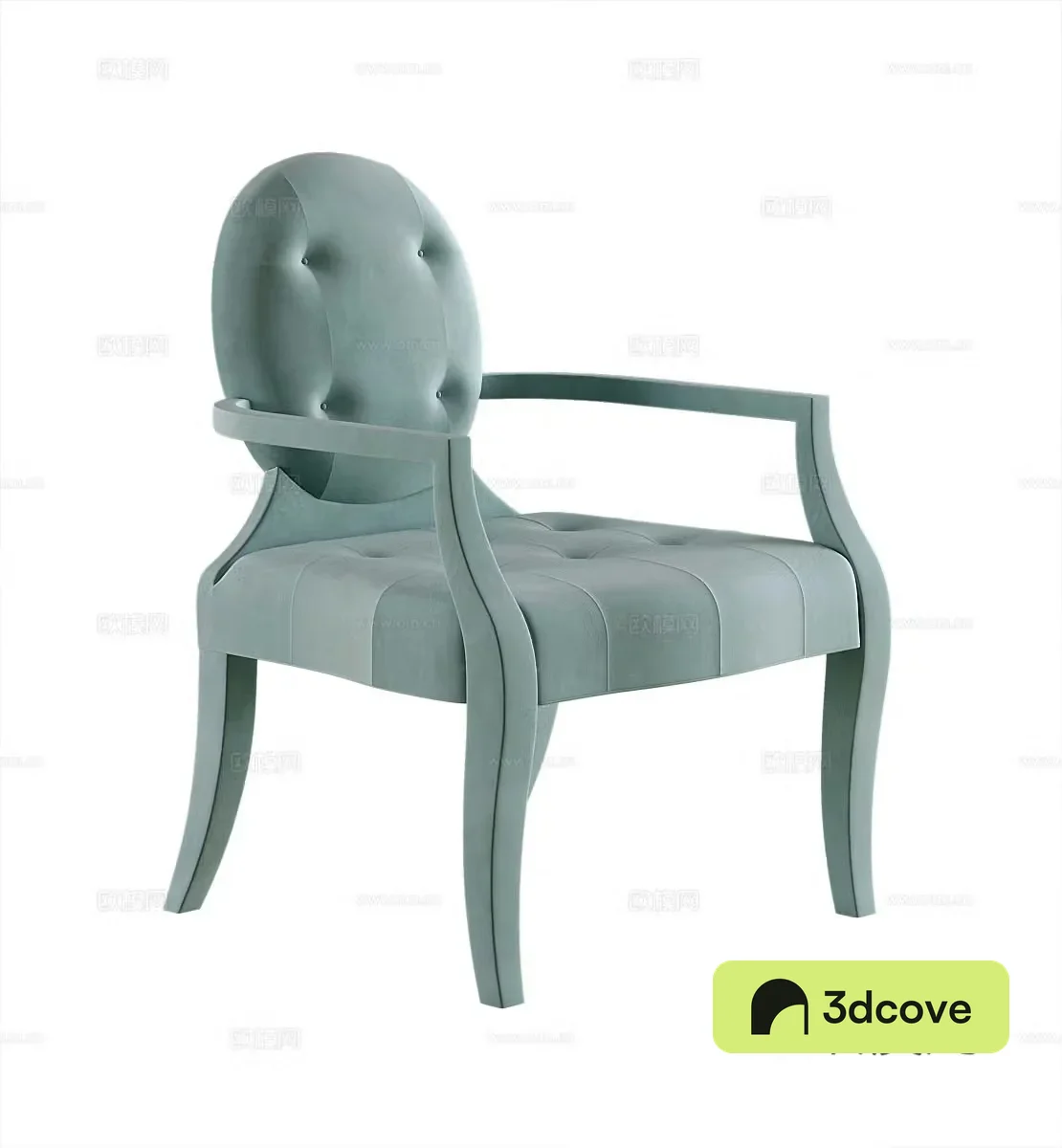 French study chair single chair armchair