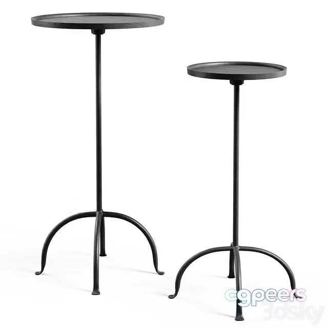 3ds Max Free – Zara Home – The aged metal table