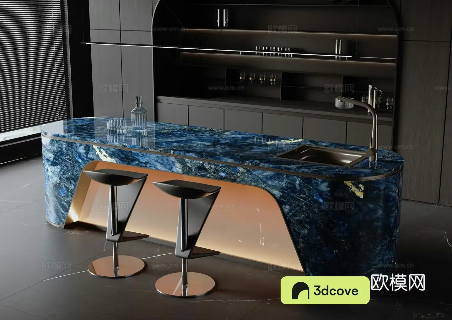 Modern Italian bar