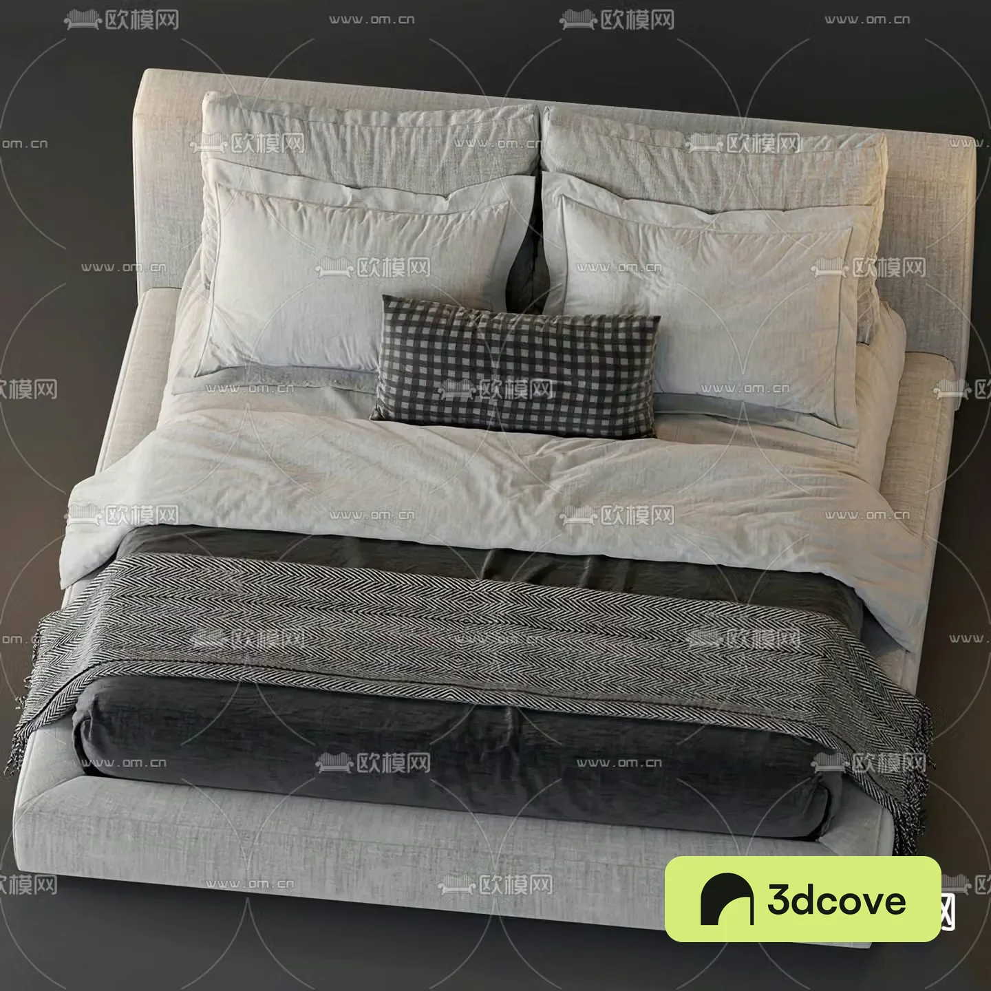 Modern double bed