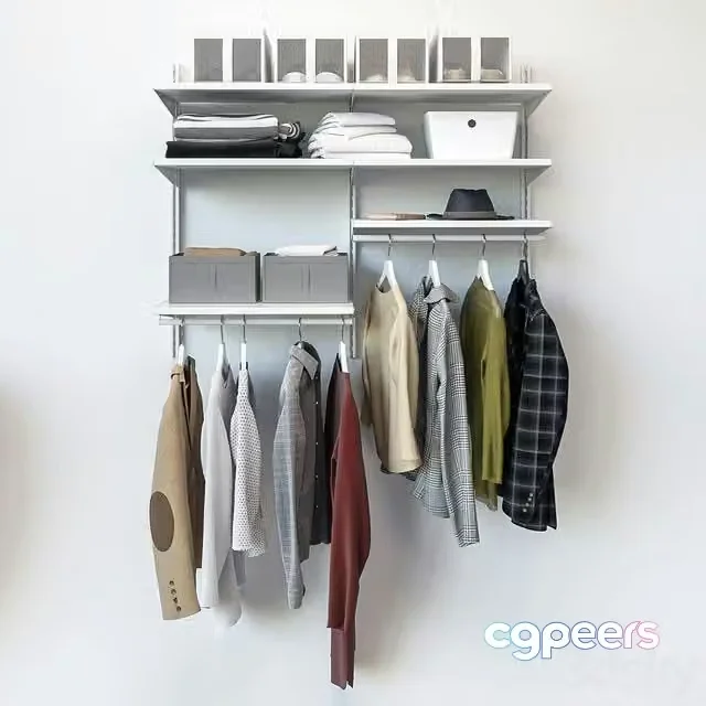 3ds Max Free – ikea BOAXEL BOAXEL wardrobe