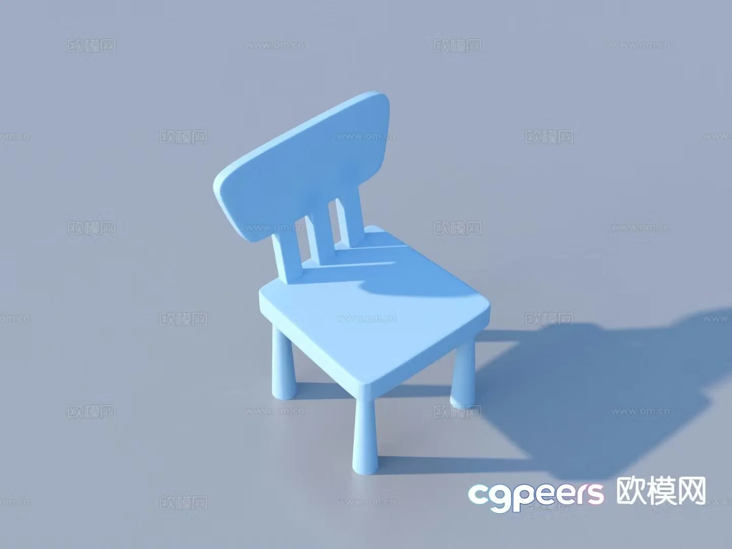 chair children’s chair furniture 3d model