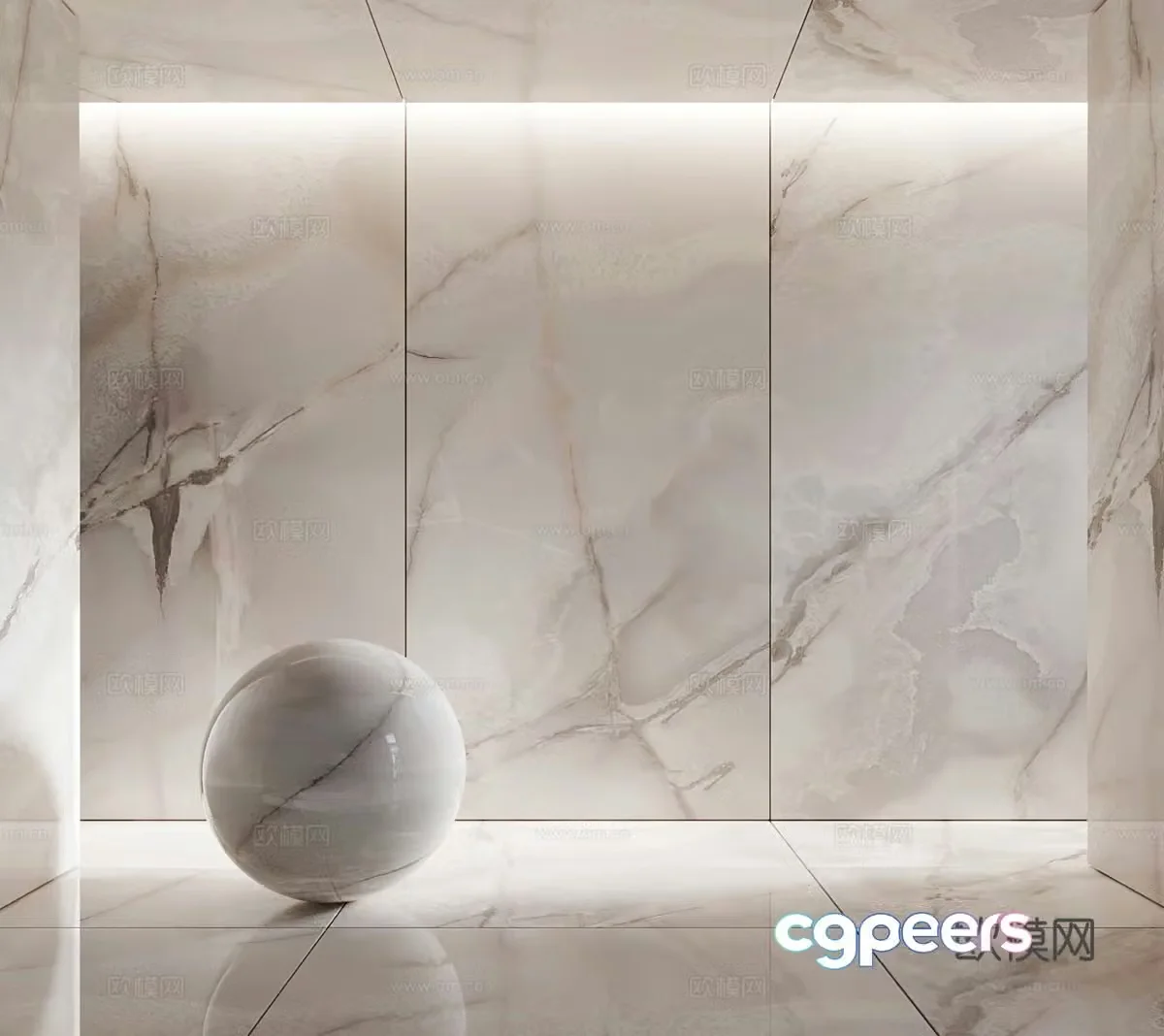 Luxury stone marble wall tiles marble floor tiles gray marble texture rock slab 3d model