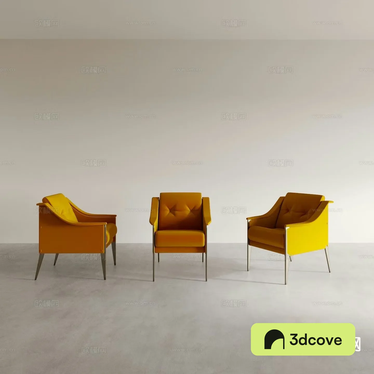 Simple single sofa