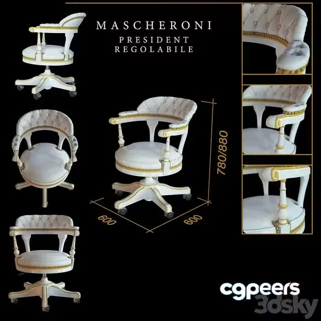 3ds Max Free – Mascheroni President regolabile