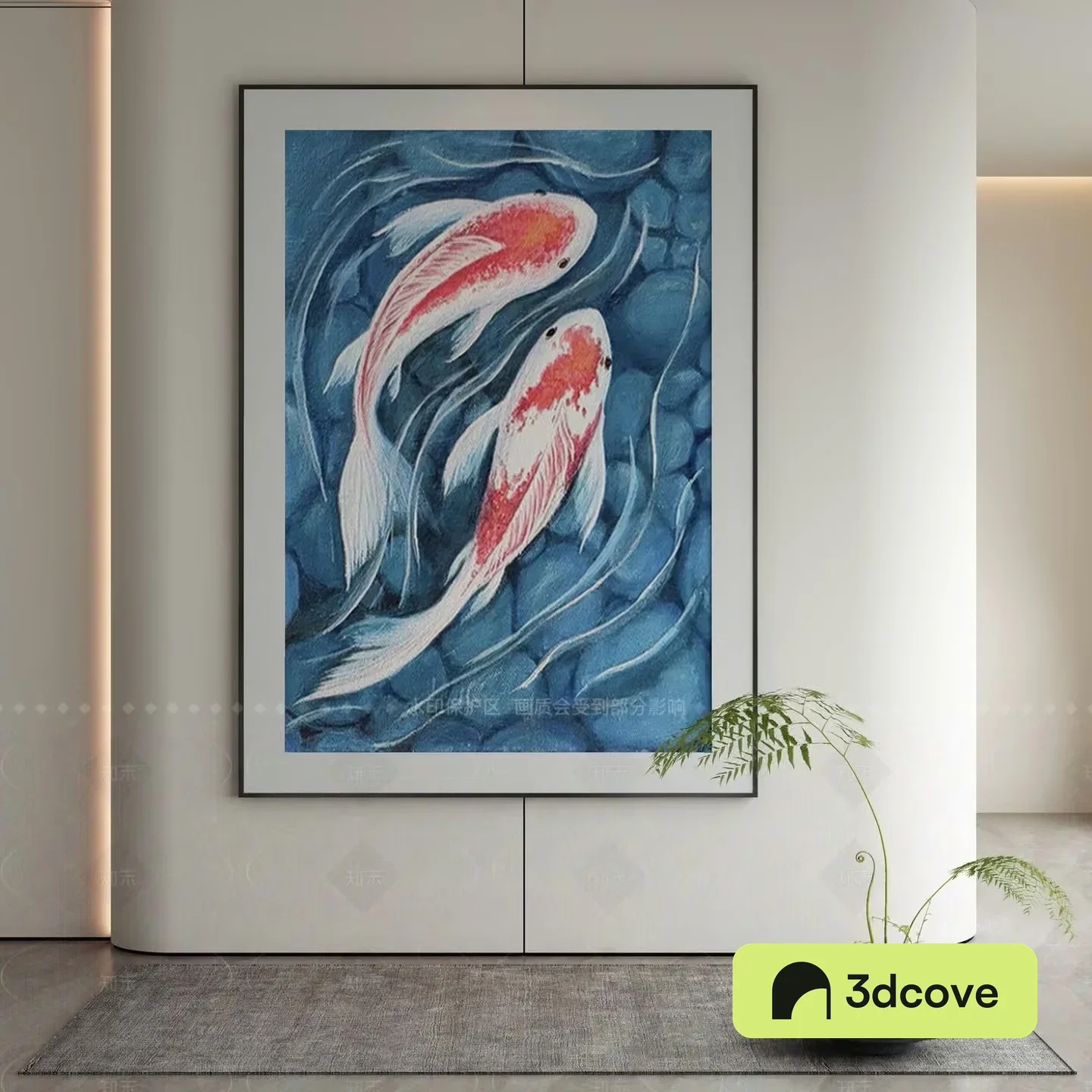 Modern Koi Painting