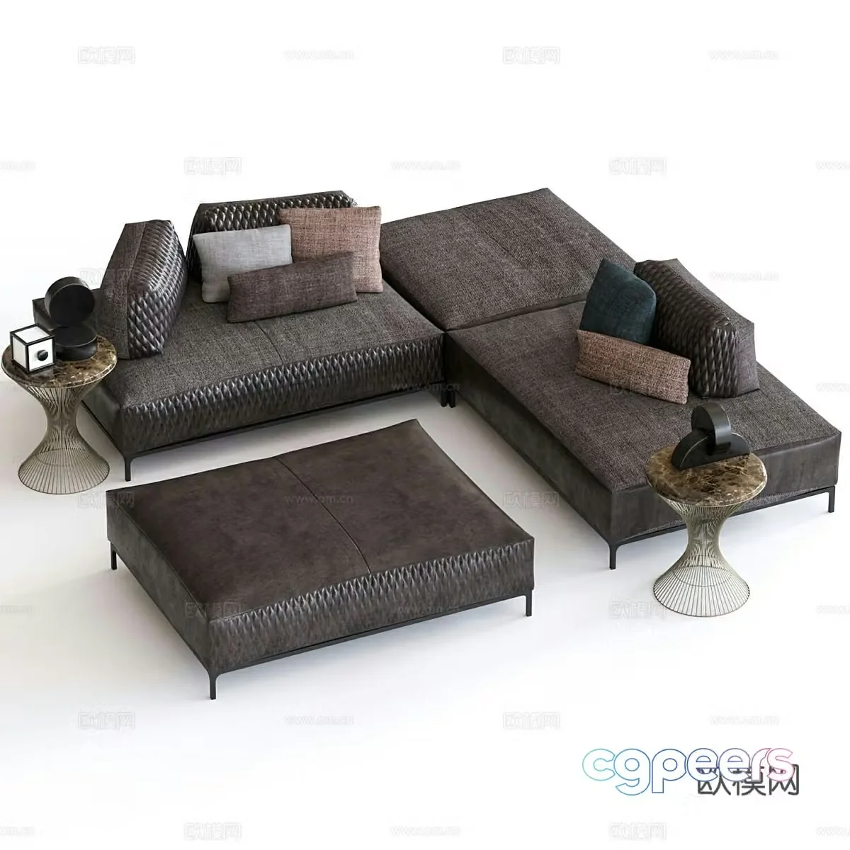 Combination sofa 3d model