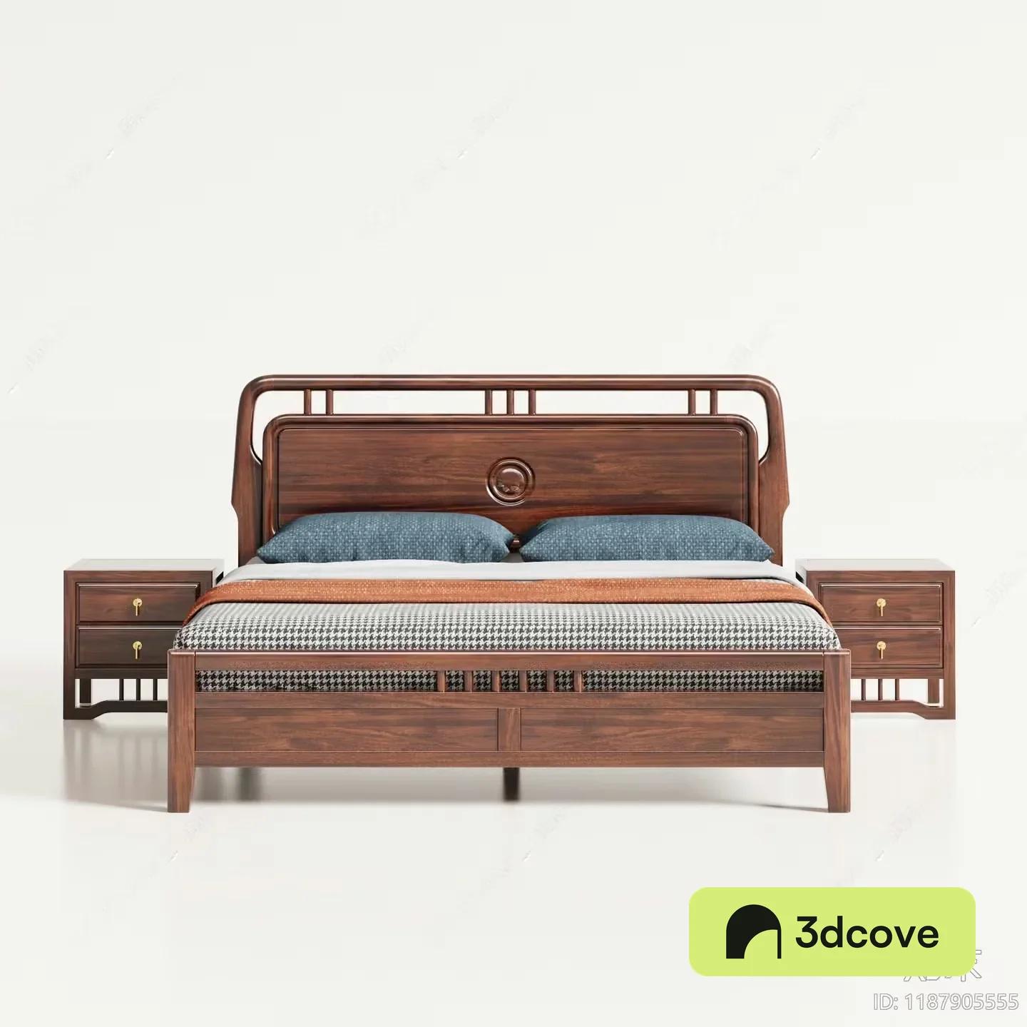 A Wooden Bed
