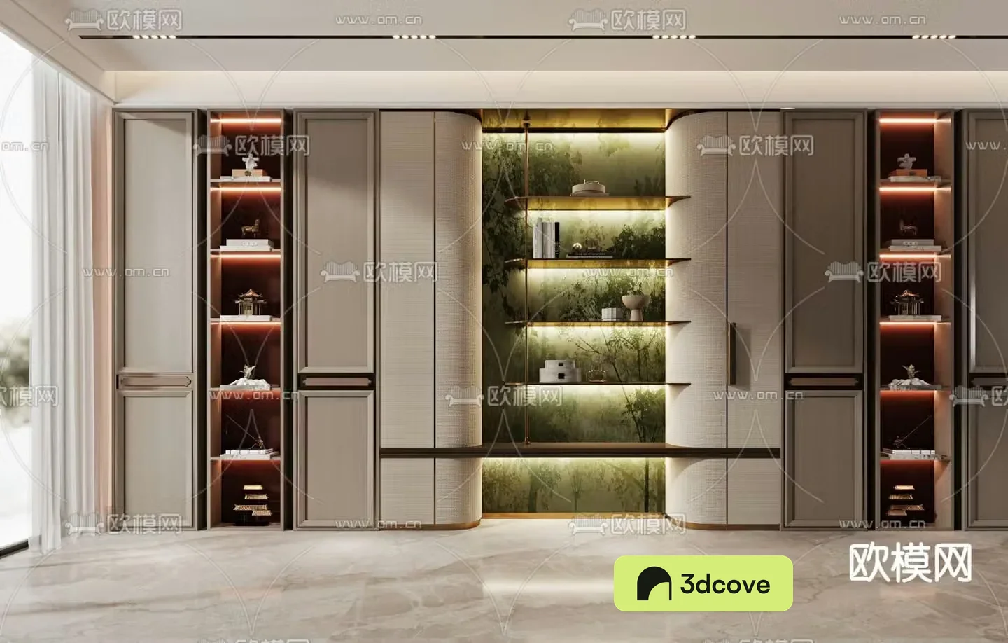 New Chinese style decorative cabinet